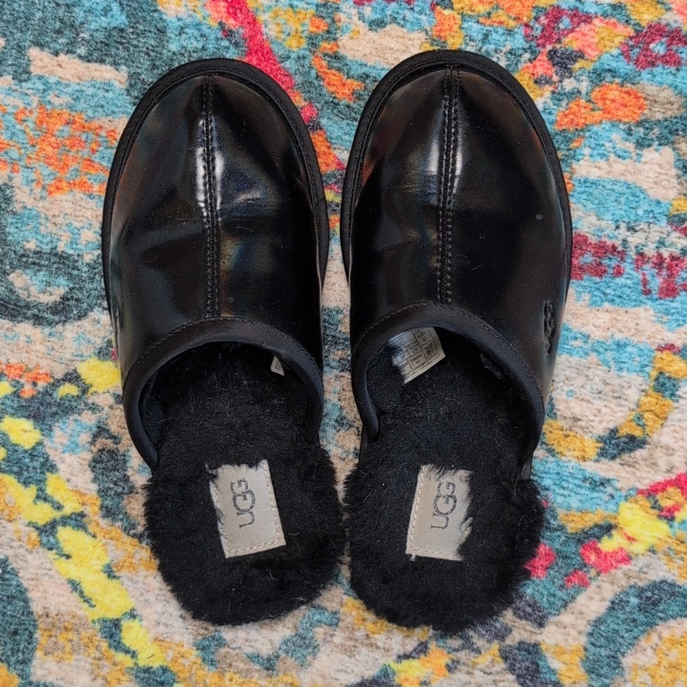 Ugg Pearle Iridescent Scuff Slippers Size 6